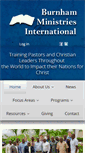 Mobile Screenshot of burnhamministries.com